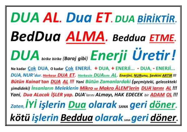 Dua AL - Beddua Alma — ilk sayfa