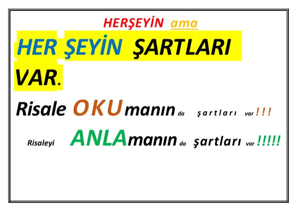 Herşeyin Şartları Var — ilk sayfa